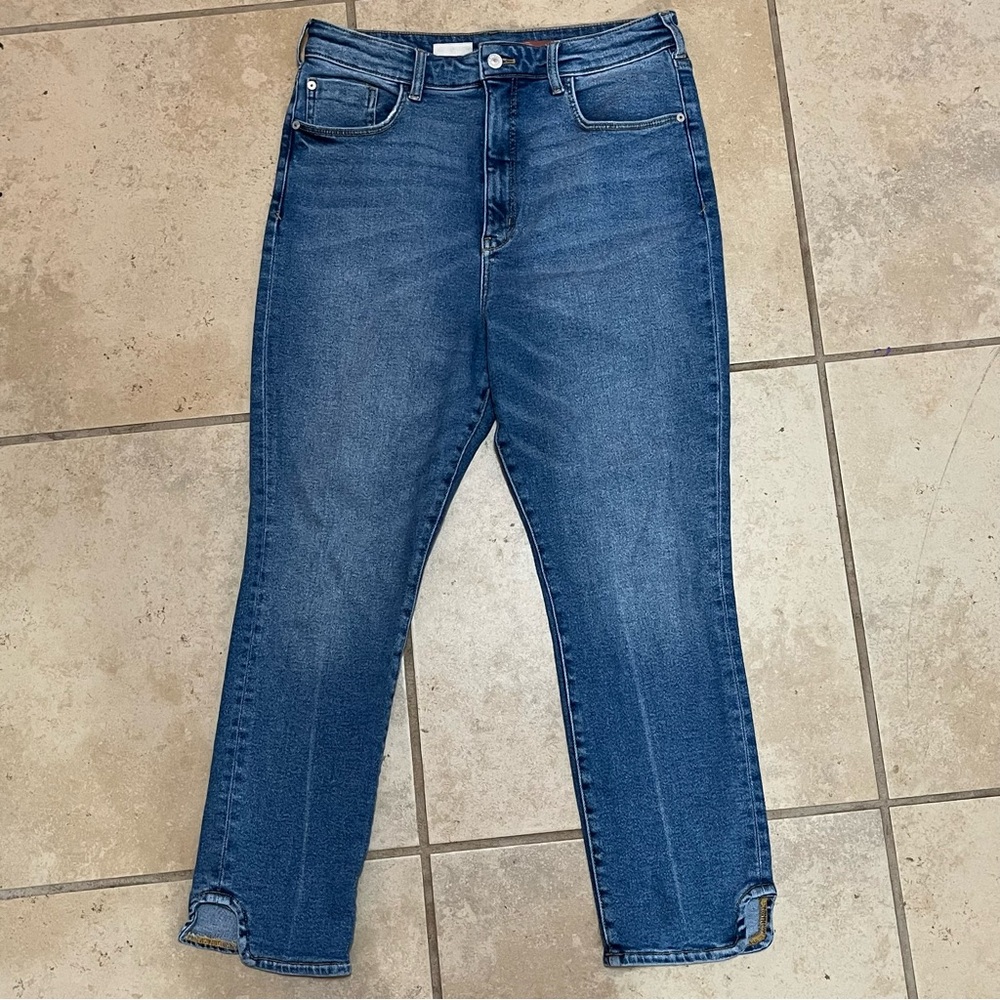 Pilcro The Cigarette Jeans Blue‎ Size 32 Straight Leg Anthropologie Denim
